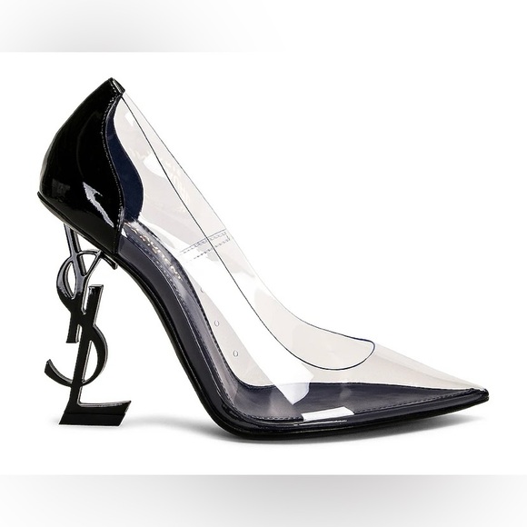 Saint Laurent Patent Calfskin PVC Opyum Black - Picture 1 of 16